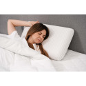 Подушка ортопедична ARDESTO Sleepwell, 60х40х12см, класична прямокутна, піна меморі, білий