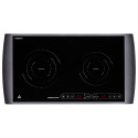 Плитка настільна ARDESTO індукційна, конфорок - 2 на 1.3кВт + 1.6кВт горизонт., керування - сенсорне, таймер, чорний