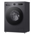 Пральна машина LG фронтальна, 7кг, 1200, A, 44см, дисплей, пара, інвертор, чорний