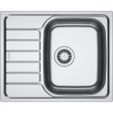 Мийка кухонна Franke Spark, нерж.сталь, прямокутник, з крилом, 620х500х160мм, чаша - 1, накладна, SKL 611-62, нерж декор