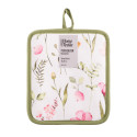 Прихватка ARDESTO Spring flowers 18х20см, 100% поліестер, білий