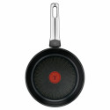 Сковорода Tefal Emotion+, 20см, нержавіюча сталь, бакеліт, чорний