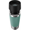 Термочашка Tefal Travel Mug Classic Twist, 360мл, нержавіюча сталь, зелений