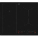 Варильна поверхня Electrolux індукційна, 60см, розширена зона, датчик кипіння, Hob2Hood, чорний матовий