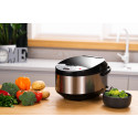 Мультиварка ARDESTO, 860Вт, чаша-5л, електронне керув., книга рецептів, метал/пластик, сріблясто-чорний