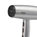 Фен Babyliss Cosmos, 2100Вт, 3 режими, іонізація, хол. обдув, 2 насадки, сірий