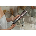 Фен-щітка ARDESTO Brush Pink Touch, 1200Вт, 2 швидкості, 2 темп. режими, LED-дисплей, функція іонізації , 4 насадки, сірий+ рожевий