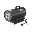 Теплова гармата газова Neo Tools, 30кВт, 220м2, 650м3/год, чорний, 6.6кг