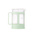 Френч-прес ARDESTO Fresh, 800мл, боросилікатне скло, пластик, прозорий, зелений світлий