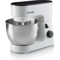 Кухонна машина Gorenje 600Вт, чаша-метал, корпус-пластик, насадок-3, білий