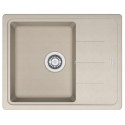 Мийка кухонна Franke Basis, фраграніт, прямокутник, з крилом, 620х500х200мм, чаша - 1, накладна, BFG 611-62, сахара