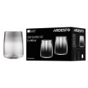 Набір склянок низьких ARDESTO Black Mars Mira 460мл, 2шт, скло, сірий