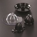 Соковитискач Russell Hobbs Classics цитрус-прес 60Вт, 2 насадки в комплекті, метал, чорний