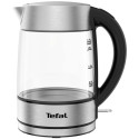 Електрочайник Tefal Glass Kettle 1.7л, скло, з підсвіткою, сріблясто-чорний