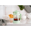 Френч-прес ARDESTO Fresh, 800мл, боросилікатне скло, пластик, прозорий, зелений світлий