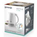Електрочайник Gorenje 1.7л, пластик, білий