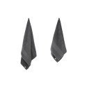 Набір рушників махрових ARDESTO Lotus, 50х90см, 70х140см, 2шт, 100% бавовна, сірий темний