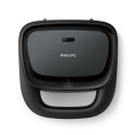 Вафельниця Philips Series 3000 750Вт, антипригарне покриття, корпус-пластик, чорний
