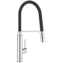 Змішувач для кухні Grohe Concetto, довж.виливу - 235мм, поворотний/гнучкий, 1важіль, хром