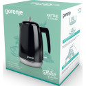 Електрочайник Gorenje 1.7л, Strix контроль, чорний