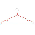 Набір вішаків ARDESTO 40.5см, 5шт, метал, ПВХ, червоний