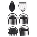Набір для стрижки Babyliss, для бороди, вусів, голови і носа, акум., вібраційний мотор, насадок-6, сталь, чорний