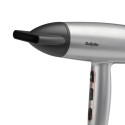 Фен Babyliss Cosmos, 2100Вт, 3 режими, іонізація, хол. обдув, 2 насадки, сірий