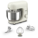 Міксер Tefal планетарний Bake Essential 800Вт, насадки-3, чаша-нерж., метал, 4.8л, білий