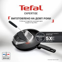 Сковорода для млинція Tefal Expertise, 25см, алюміній, бакеліт, чорний