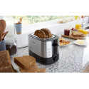 Тостер Philips WiWa Collection 1050Вт, метал/пластик, чорний