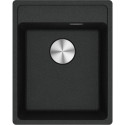 Мийка кухонна Franke Maris, фраграніт, прямокутник, без крила, 410х510х200мм, чаша - 1, врізна, MRG 610-37 TL, онікс