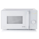 Мікрохвильова піч Gorenje, 20л, мех. керув., 700Вт, гриль, інвертор, білий