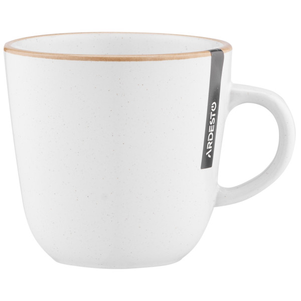Чашка ARDESTO Apulia, 450мл, кераміка, білий