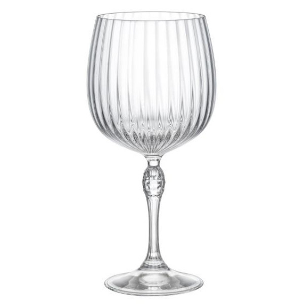 Набір келихів для коктейлю Bormioli Rocco America '20s, 745мл, h226мм, 6шт, скло, прозорий