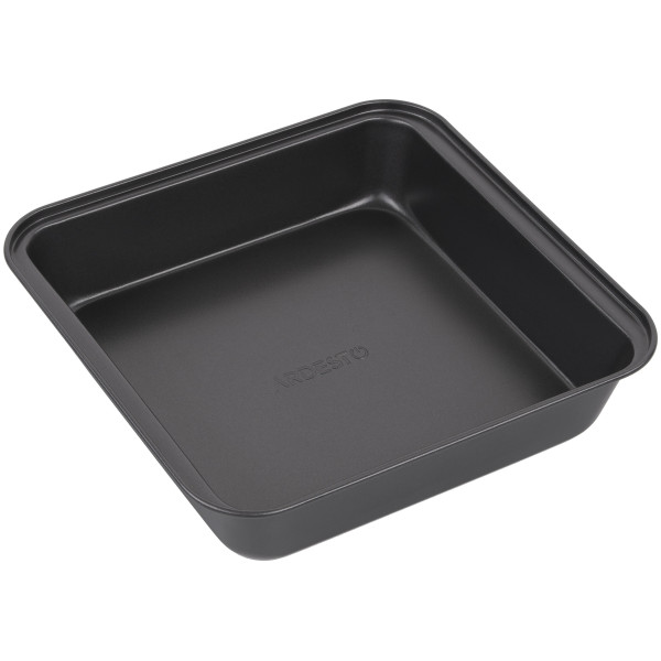 Форма для випікання ARDESTO Gemini, 23.2х22х5см, вуглецева сталь, квадратна, сірий
