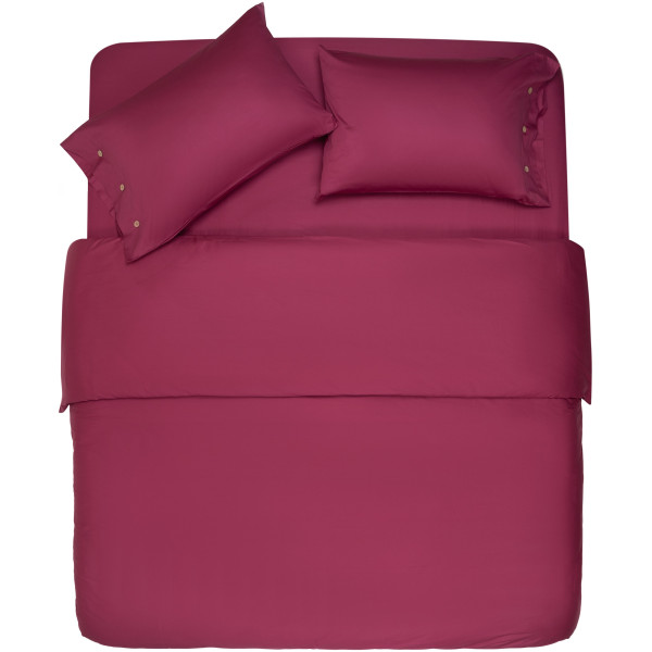 Простирадло на резинці ARDESTO Mix&Match, 180x200+30см, 100% бавовна, сатин, бордовий