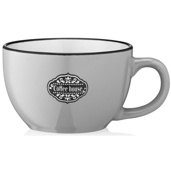 Чашка ARDESTO Floerino, 480мл, кераміка, сірий