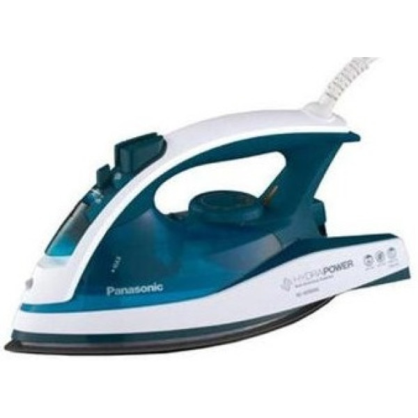 Праска PANASONIC, 2400Вт, 310мл, постійна пара - 35гр, керам. підошва, голубий