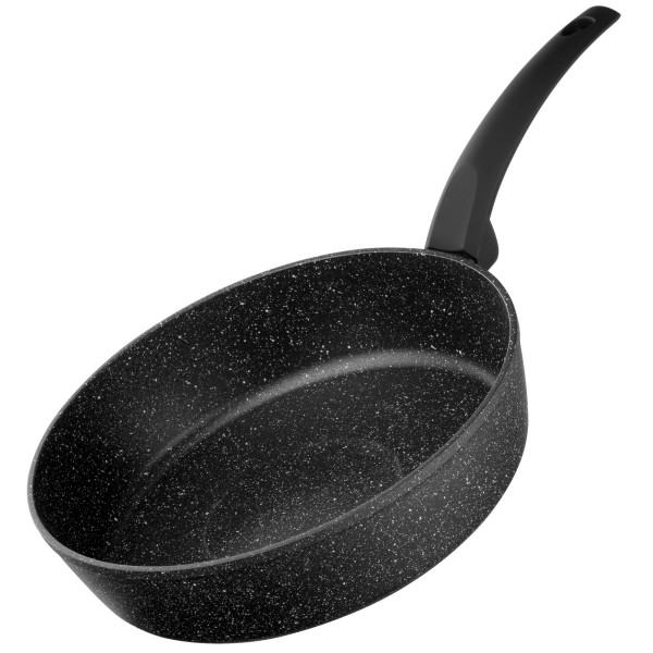 Сковорода глибока з кришкою ARDESTO Gemini Gourmet Viareggio, 26см, алюміній, чорний