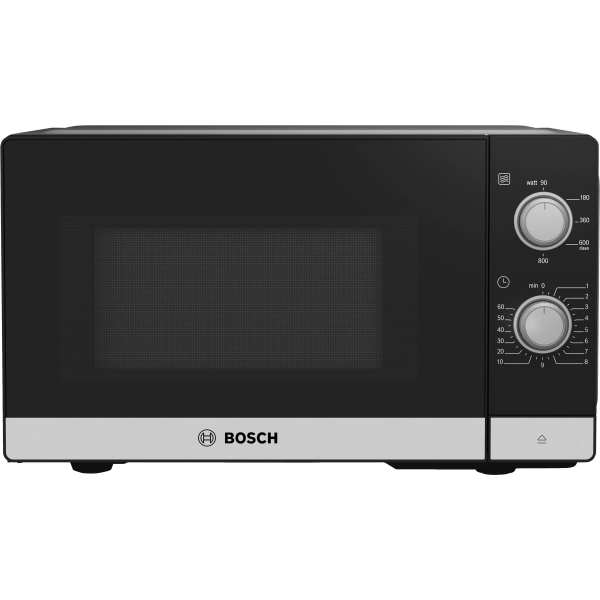 Мікрохвильова піч Bosch, 20л, мех. керув., 800Вт, чорний