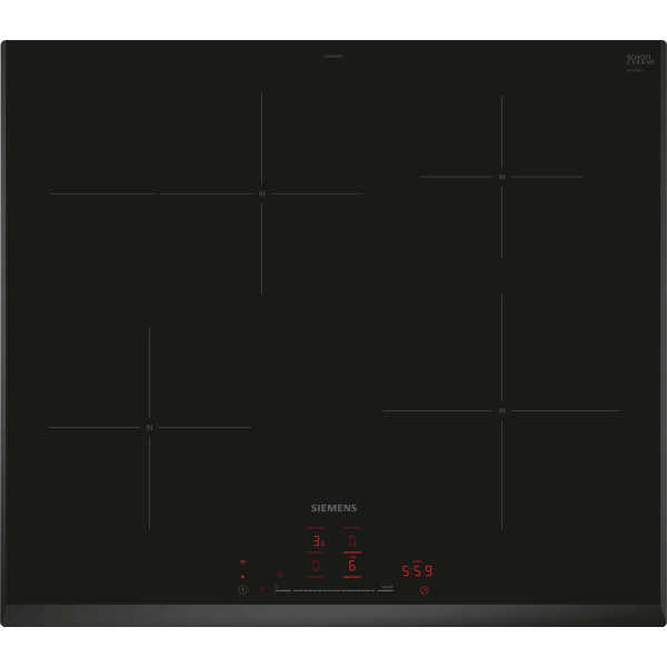 Варильна поверхня Siemens індукційна, 60см, розширена зона, чорний