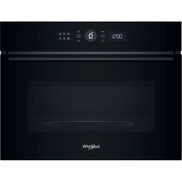 Духова шафа Whirlpool електрична компактна, 40л, дисплей, конвекція, ф-ція мікрохвиль, чорний