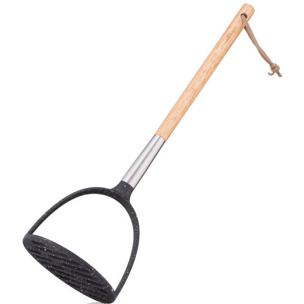 Картоплем’ялка ARDESTO Midori, 33см, нейлон, дерево, нержавіюча сталь, чорний