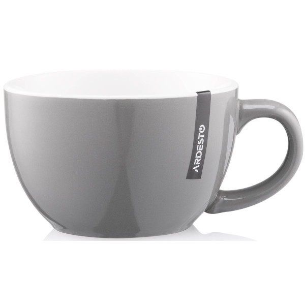 Чашка ARDESTO Merino, 480мл, кераміка, сірий