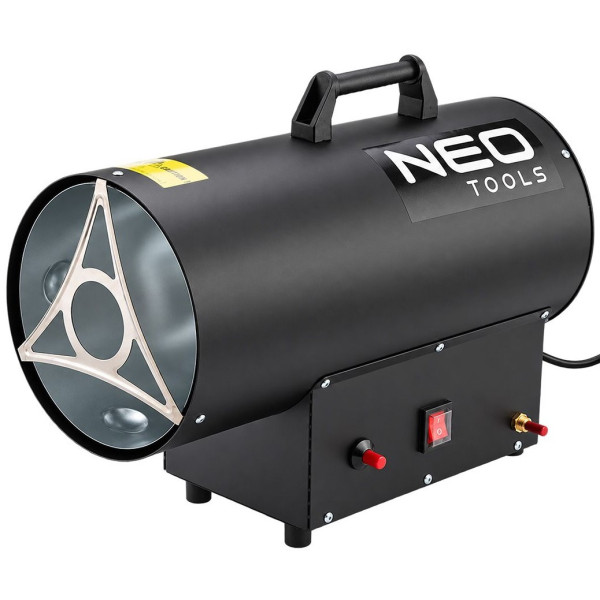 Теплова гармата газова Neo Tools, 30кВт, 220м2, 650м3/год, чорний, 6.6кг