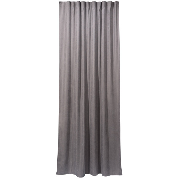 Штора ARDESTO 150х270см, мікровелюр, 100% поліестер, сірий