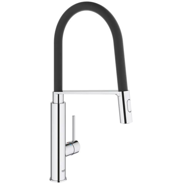 Змішувач для кухні Grohe Concetto, довж.виливу - 235мм, поворотний/гнучкий, 1важіль, хром