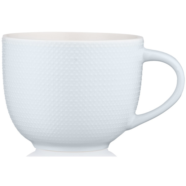 Чашка ARDESTO Fresh, 550мл, порцеляна, блакитний