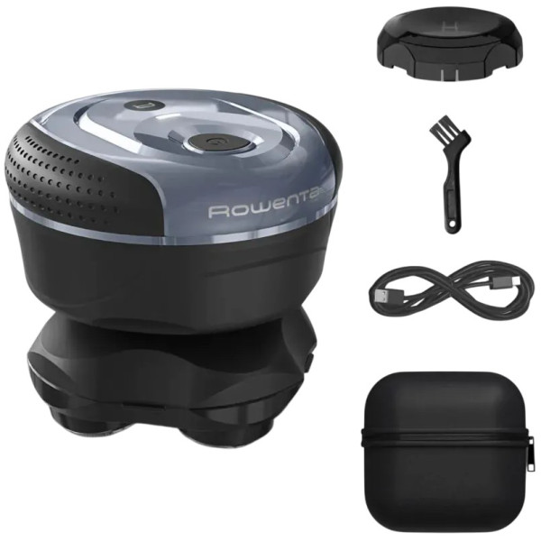 Бритва електр. для голови Rowenta роторна Gentle Bald, бритв.головок-5, Li-Ion, сух.+волог., чорно-синій