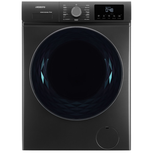Прально-сушильна машина ARDESTO фронтальна, 8(5)кг, 1200, А/Е, 57.2см, дисплей, пара, інвертор, сірий